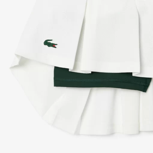 Lacoste Tennis-Sport Skirt With Integrated Pique Shorty