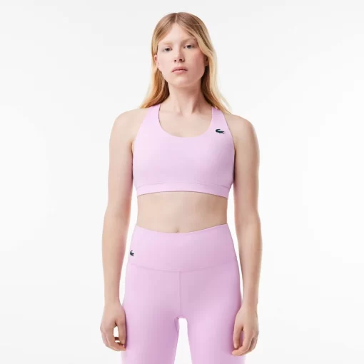 Lacoste Fitness & Training-Sport Stretch Medium Support Bralette