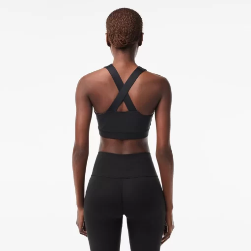 Lacoste Fitness & Training-Sport Stretch Medium Support Bralette