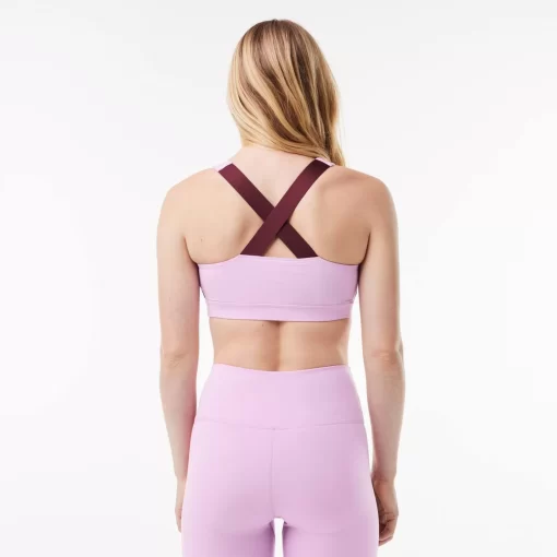 Lacoste Fitness & Training-Sport Stretch Medium Support Bralette