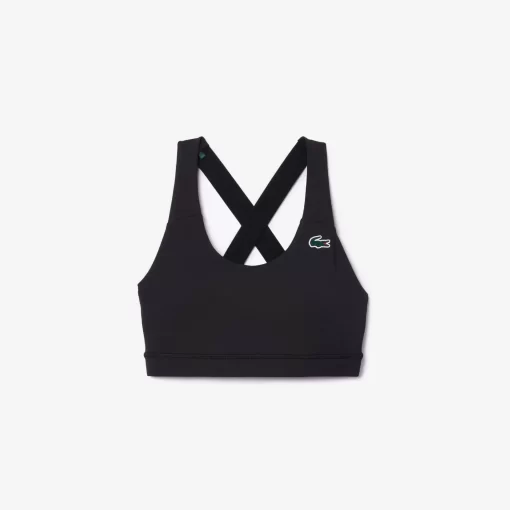 Lacoste Fitness & Training-Sport Stretch Medium Support Bralette