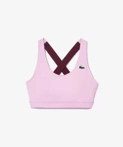 Lacoste Fitness & Training-Sport Stretch Medium Support Bralette