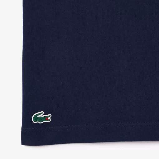 Lacoste Fitness & Training-Sport Ultra-Dry Croc Print T-Shirt