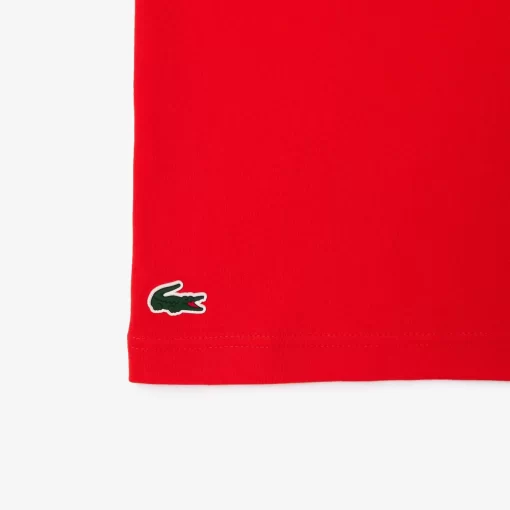 Lacoste Fitness & Training-Sport Ultra-Dry Croc Print T-Shirt