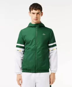 Lacoste Jackets & Coats-Sportsuit Logo Stripe Tennis Track Jacket