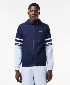 Lacoste Jackets & Coats-Sportsuit Logo Stripe Tennis Track Jacket