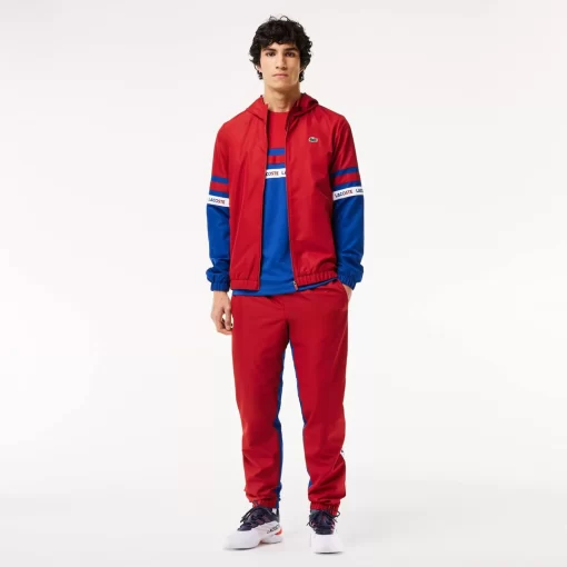 Lacoste Jackets & Coats-Sportsuit Logo Stripe Tennis Track Jacket