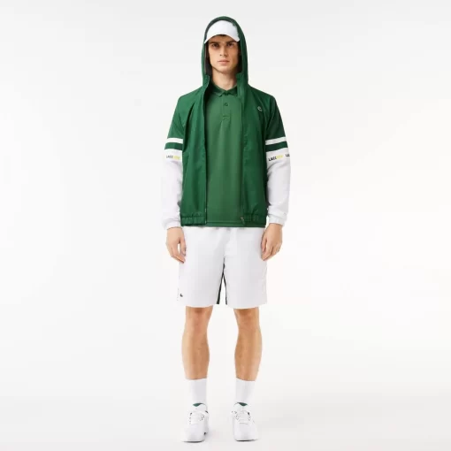 Lacoste Jackets & Coats-Sportsuit Logo Stripe Tennis Track Jacket