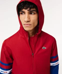 Lacoste Jackets & Coats-Sportsuit Logo Stripe Tennis Track Jacket