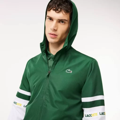 Lacoste Jackets & Coats-Sportsuit Logo Stripe Tennis Track Jacket