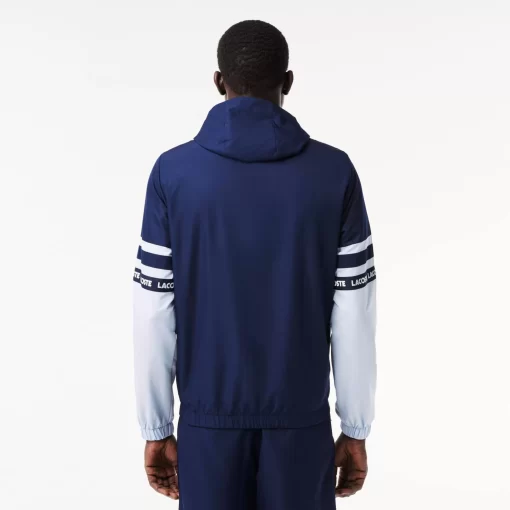 Lacoste Jackets & Coats-Sportsuit Logo Stripe Tennis Track Jacket