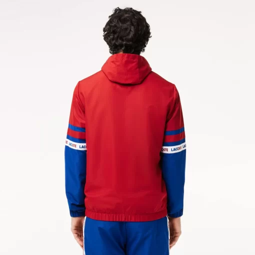 Lacoste Jackets & Coats-Sportsuit Logo Stripe Tennis Track Jacket