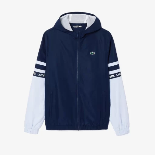 Lacoste Jackets & Coats-Sportsuit Logo Stripe Tennis Track Jacket