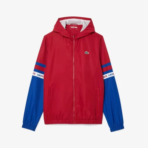 Lacoste Jackets & Coats-Sportsuit Logo Stripe Tennis Track Jacket