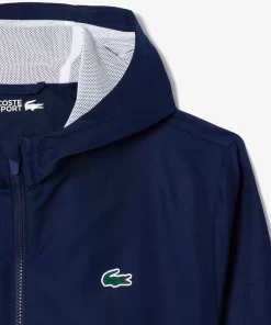 Lacoste Jackets & Coats-Sportsuit Logo Stripe Tennis Track Jacket