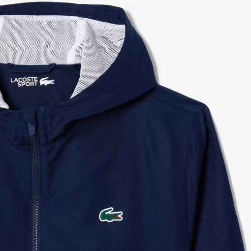 Lacoste Jackets & Coats-Sportsuit Logo Stripe Tennis Track Jacket