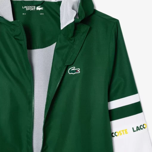 Lacoste Jackets & Coats-Sportsuit Logo Stripe Tennis Track Jacket