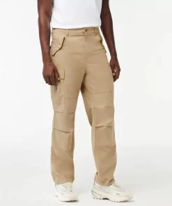 Lacoste Trousers & Shorts-Straight Fit Cotton Cargo Pants