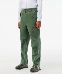 Lacoste Trousers & Shorts-Straight Fit Cotton Cargo Pants