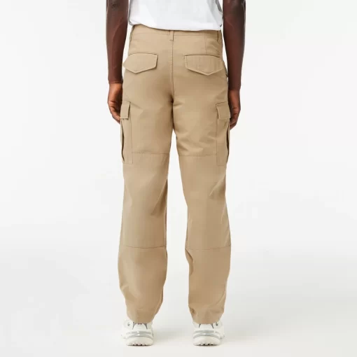 Lacoste Trousers & Shorts-Straight Fit Cotton Cargo Pants