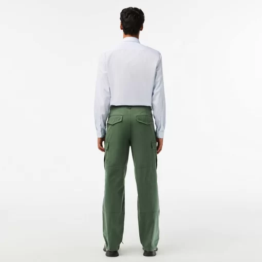 Lacoste Trousers & Shorts-Straight Fit Cotton Cargo Pants