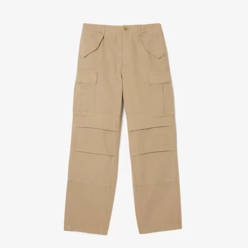 Lacoste Trousers & Shorts-Straight Fit Cotton Cargo Pants