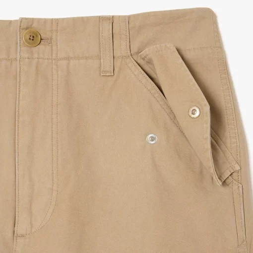 Lacoste Trousers & Shorts-Straight Fit Cotton Cargo Pants