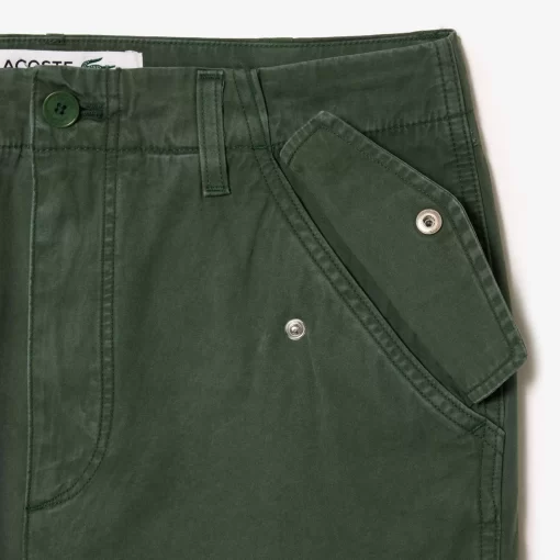 Lacoste Trousers & Shorts-Straight Fit Cotton Cargo Pants