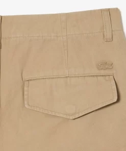 Lacoste Trousers & Shorts-Straight Fit Cotton Cargo Pants