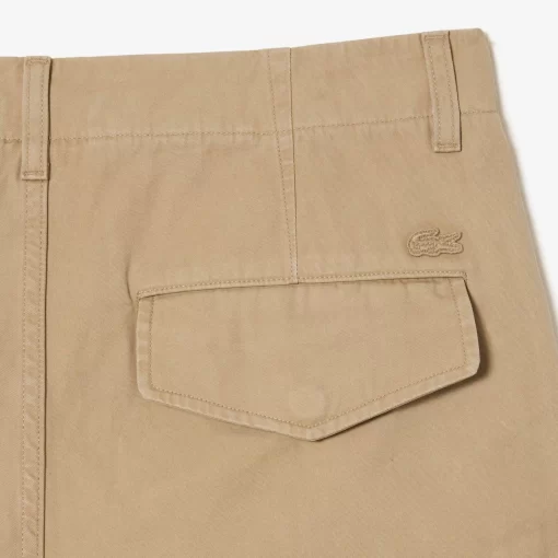 Lacoste Trousers & Shorts-Straight Fit Cotton Cargo Pants