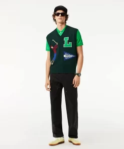 Lacoste Trousers & Shorts-Straight Fit Cotton Twill Cargo Pants