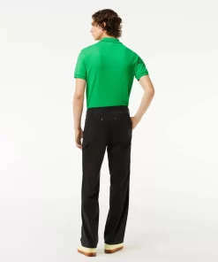 Lacoste Trousers & Shorts-Straight Fit Cotton Twill Cargo Pants