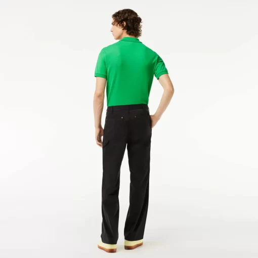 Lacoste Trousers & Shorts-Straight Fit Cotton Twill Cargo Pants