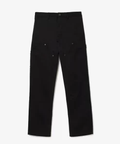 Lacoste Trousers & Shorts-Straight Fit Cotton Twill Cargo Pants