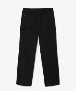 Lacoste Trousers & Shorts-Straight Fit Cotton Twill Cargo Pants