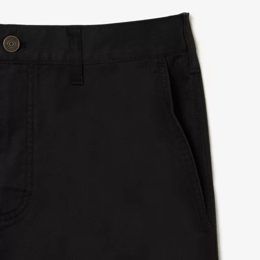 Lacoste Trousers & Shorts-Straight Fit Cotton Twill Cargo Pants