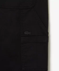 Lacoste Trousers & Shorts-Straight Fit Cotton Twill Cargo Pants