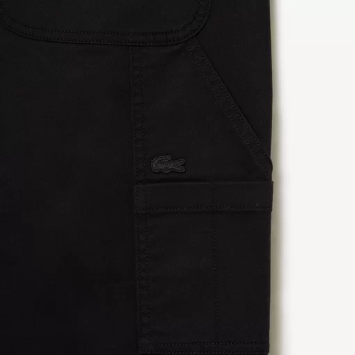 Lacoste Trousers & Shorts-Straight Fit Cotton Twill Cargo Pants