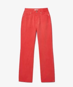 Lacoste Trousers & Shorts-Straight Leg Eco-Dyed Cotton Denim Jeans