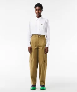 Lacoste Trousers & Shorts-Stretch Cotton Gabardine Cargo Pants