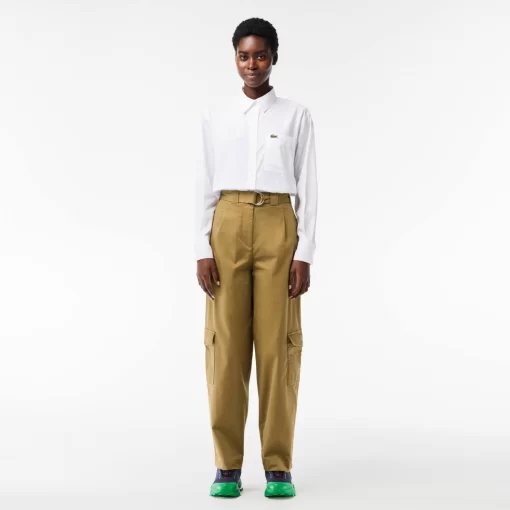 Lacoste Trousers & Shorts-Stretch Cotton Gabardine Cargo Pants