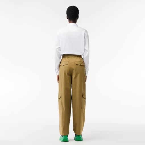 Lacoste Trousers & Shorts-Stretch Cotton Gabardine Cargo Pants