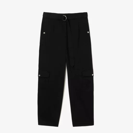 Lacoste Trousers & Shorts-Stretch Cotton Gabardine Cargo Pants