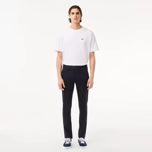 Lacoste Trousers & Shorts-Stretch Cotton Slim Fit Chino Pants