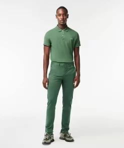 Lacoste Trousers & Shorts-Stretch Cotton Slim Fit Chino Pants