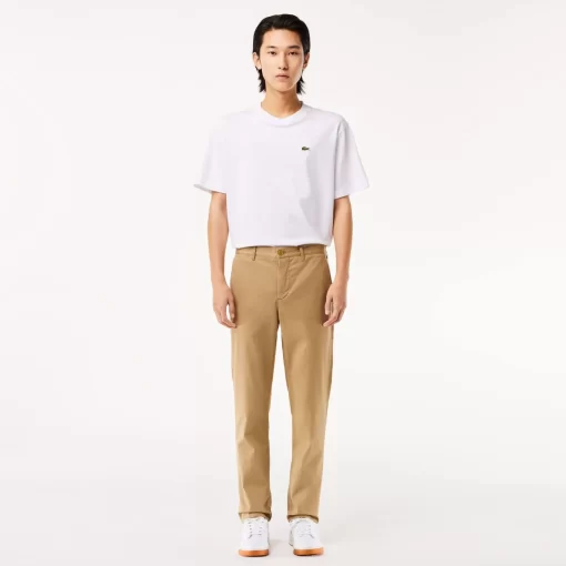 Lacoste Trousers & Shorts-Stretch Cotton Slim Fit Chino Pants