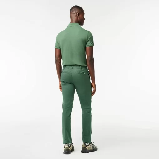 Lacoste Trousers & Shorts-Stretch Cotton Slim Fit Chino Pants