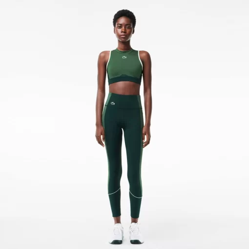 Lacoste Fitness & Training-Stretch Sport Leggings With Pockets