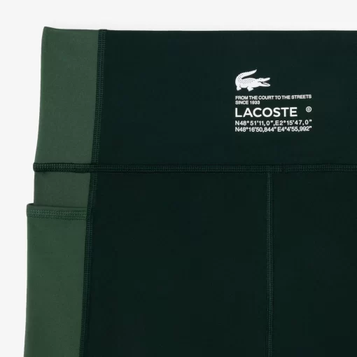 Lacoste Fitness & Training-Stretch Sport Leggings With Pockets