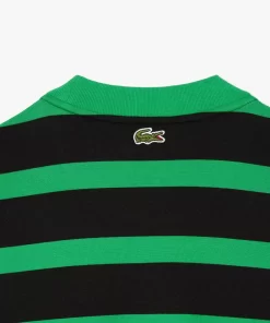 Lacoste T-Shirts-Striped 3D Print Cotton T-Shirt